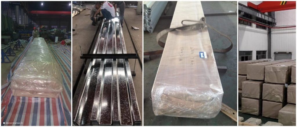 Packaging of metal deck