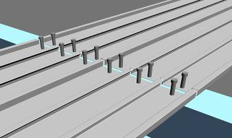Profile steel sheeting construction precautions